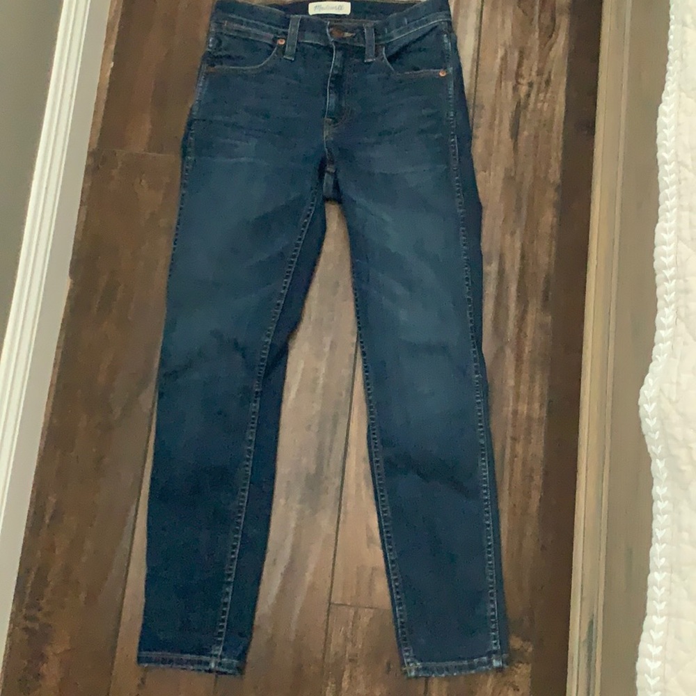 Madewell 9” high rise skinny jeans